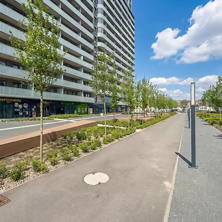 Διαμέρισμα Stylowy Na 17 Pietrze Z Klimatyzacja I Miejscem Parkingowym We Wroclawiu By Renters Βρότσλαβ